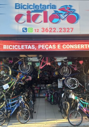 fachada Bicicletaria Cicle em Taubaté